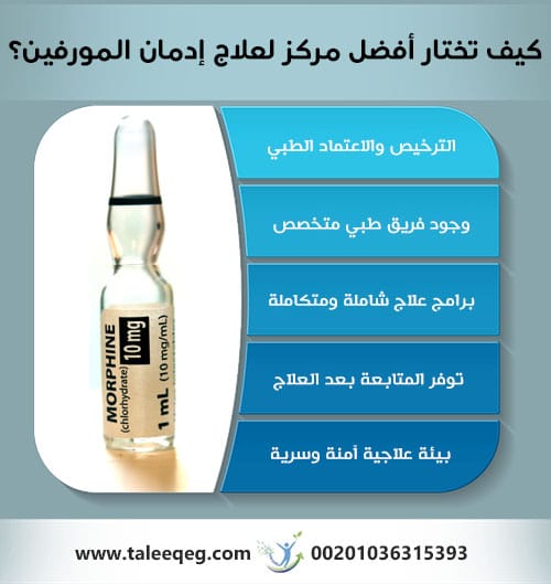 كيف تختار أفضل مركز لعلاج إدمان المورفين؟