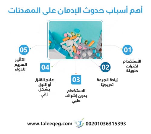 أهم أسباب حدوث الإدمان على المهدئات