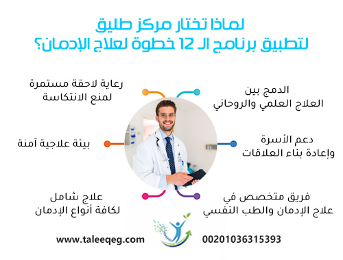 برنامج الـ 12 خطوة لعلاج الإدمان في مركز طليق: الدليل الشامل للتعافي ومنع الانتكاسة وإعادة بناء الحياة 3 لماذا تختار مركز طليق لتطبيق برنامج الـ 12 خطوة لعلاج الإدمان؟