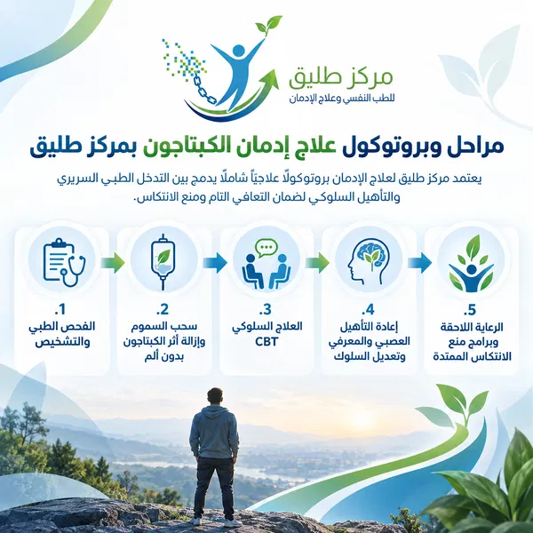 مراحل وبروتوكول علاج إدمان الكبتاجون