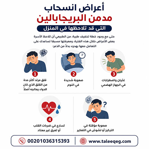 أعراض انسحاب مدمن البريجابالين التي قد تلاحظها في المنزل