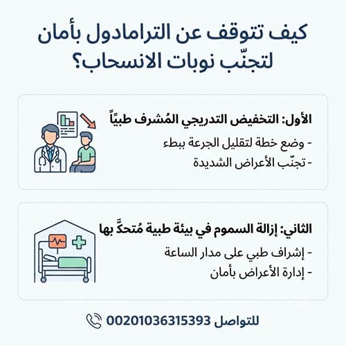 كيف تتوقف عن الترامادول بأمان لتجنّب نوبات الانسحاب؟