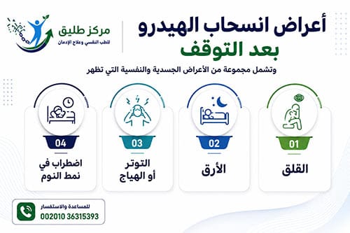 أسرع طريقة لتبطيل الهيدرو دون انتكاس: كيف تبدأ رحلة تعافٍ آمنة ومستقرة؟ 1 أعراض انسحاب الهيدرو بعد التوقف