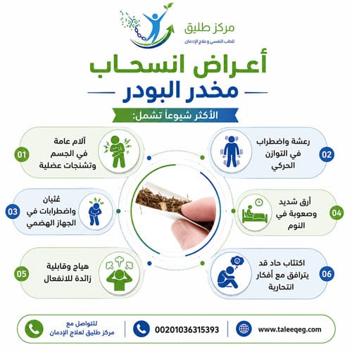 أعراض انسحاب مخدر البودر الأكثر شيوعًا