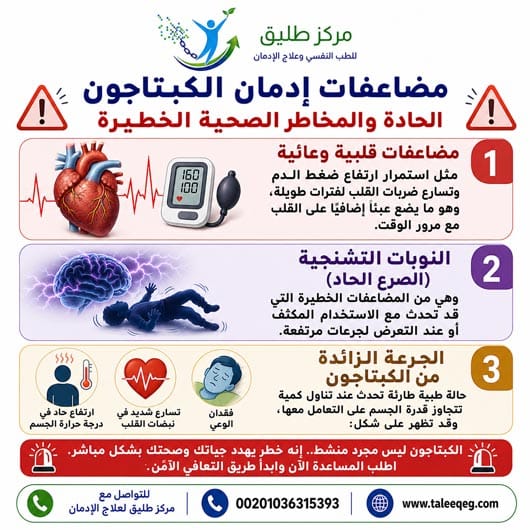 مضاعفات إدمان الكبتاجون الحادة والمخاطر الصحية الخطيرة