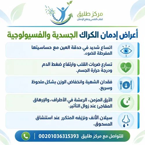 أعراض إدمان الكراك الجسدية